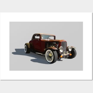 1932 Ford Model A Coupe - stylized Posters and Art